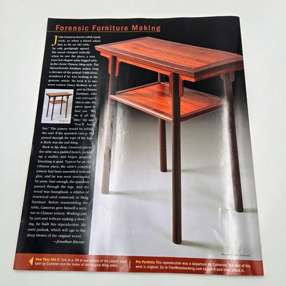 Tauton’s Fine Woodworking Magazine Lot February April June August October Decemb - Picture 11 of 14